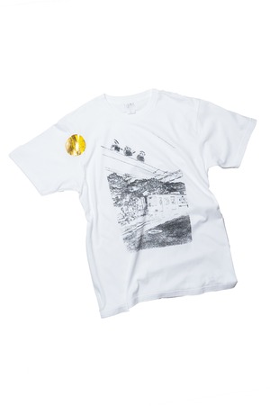 NO.1096　江ノ電の通るTシャツ【神奈川】【Lサイズ】