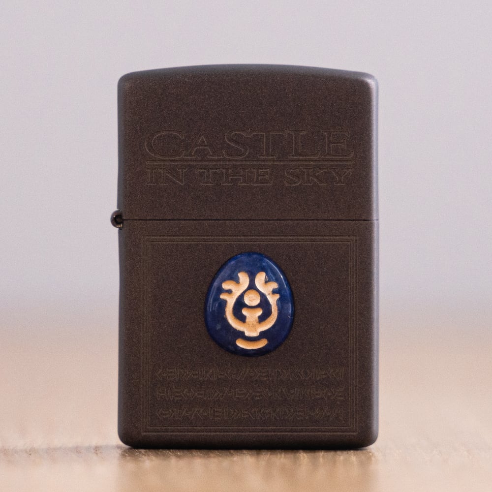 zippo☆天空の城ラピュタ☆飛行石2/天然ラピス☆スタジオジブリ宮崎駿☆ジッポ小物