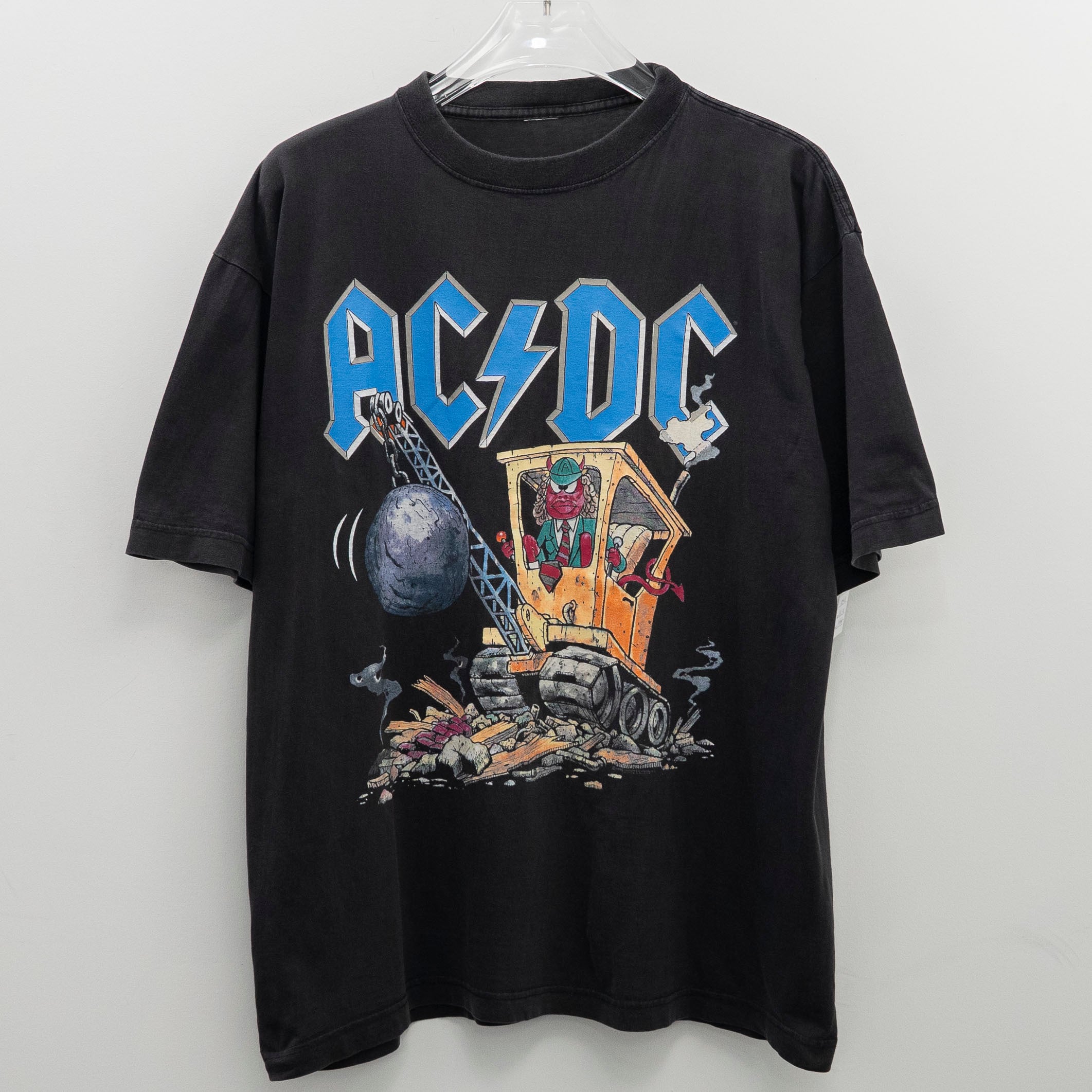 AC/DC " Warking Ball Devil " Cut Tag Fits L-XL 【A6-73】