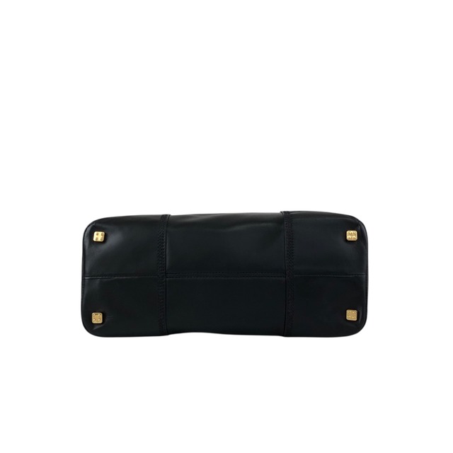 LOEWE ロエベ トートバッグ ブラック アナグラム スフロ レザー vintage ヴィンテージ オールド ycheug