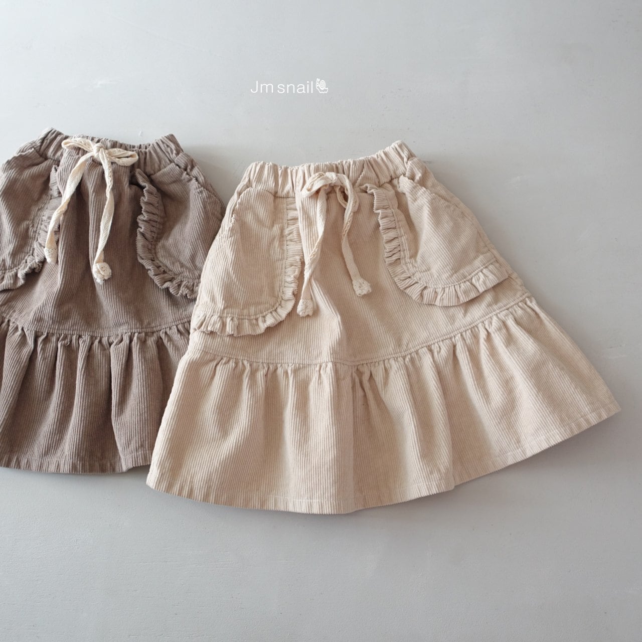 «予約»«jm snail» フリルコーデュロイスカート 2colors