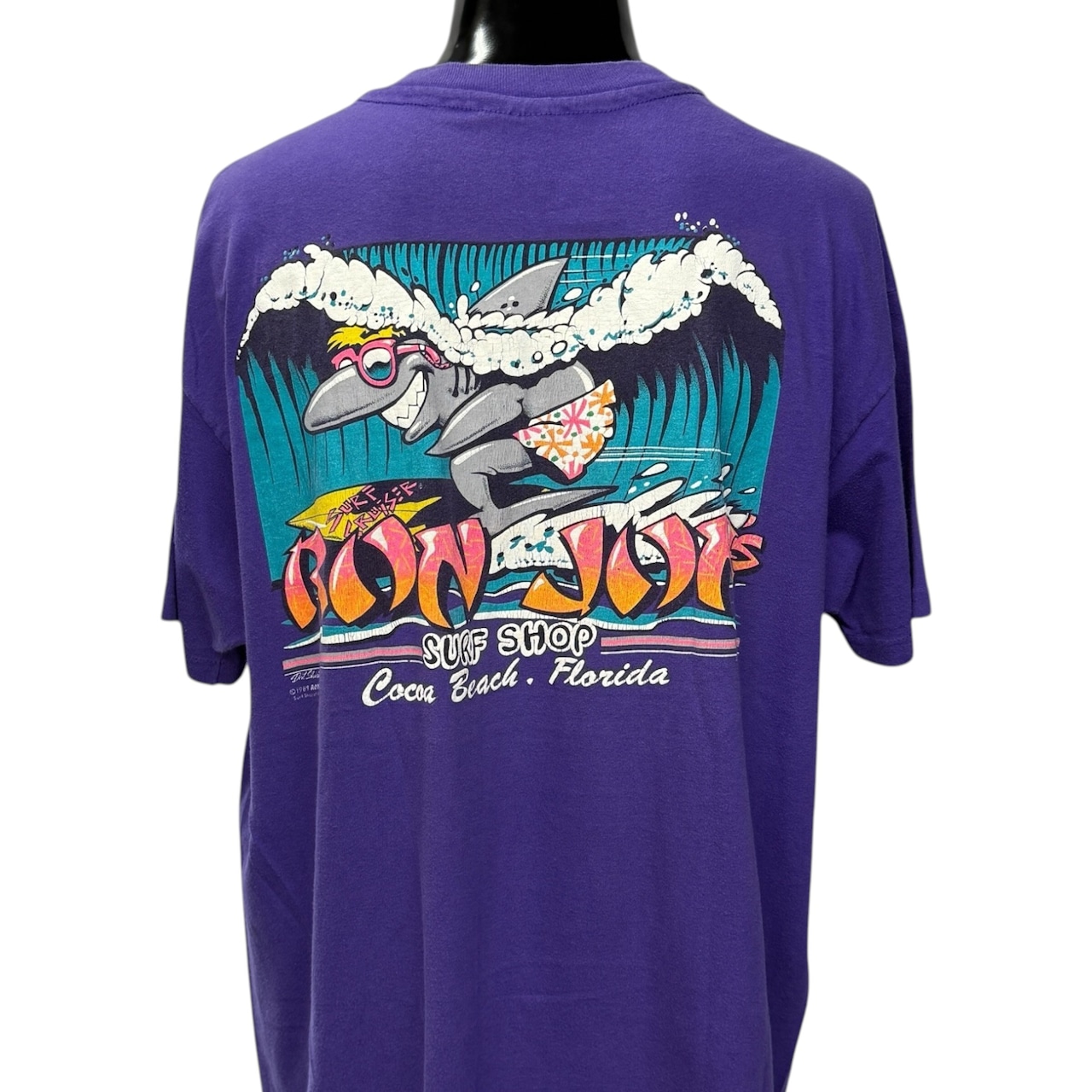 【RON JON】ロンジョン "SURFING SHARK" 80's Vintage Tシャツ