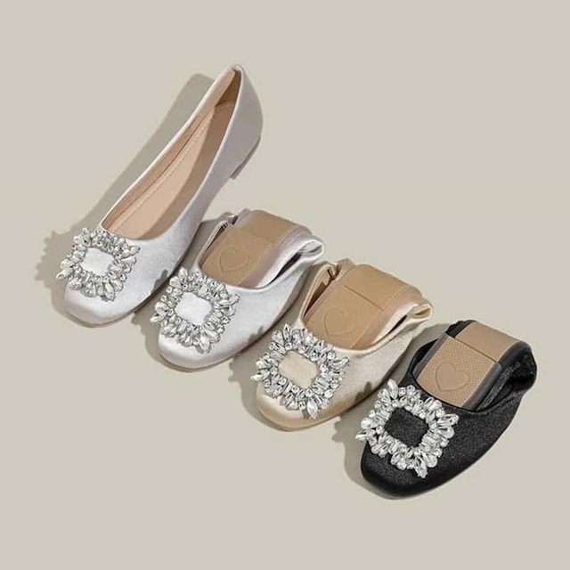 【33-43】Bijou buckle flat pumps　M4371