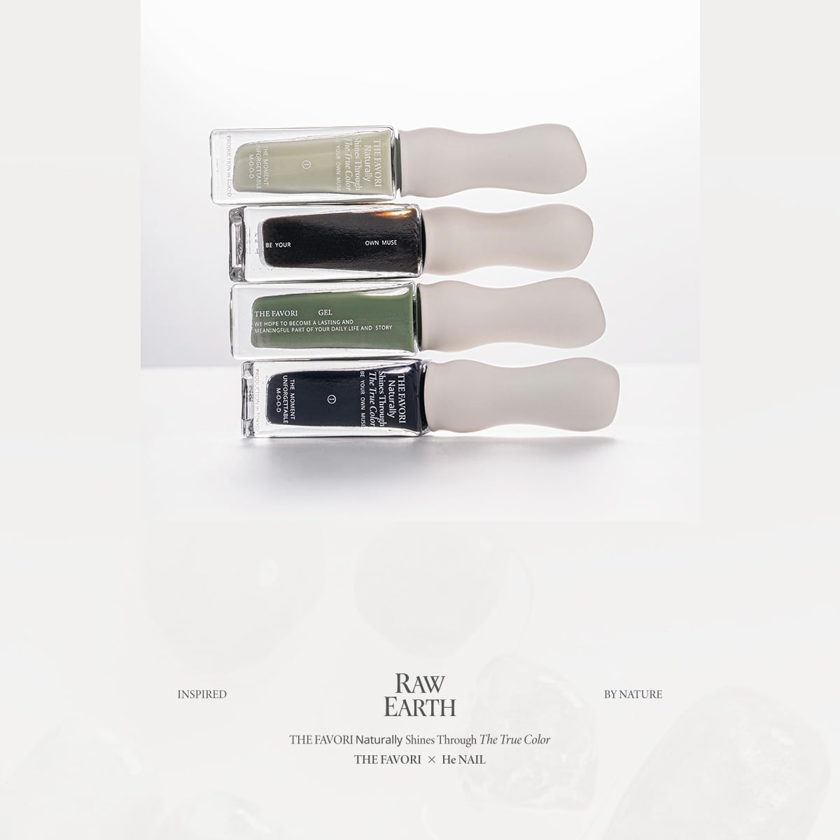 set】〈THE FAVORI × he_nail〉 RAW EARTH EDITION ver.Ⅱ 「TRANQUIL