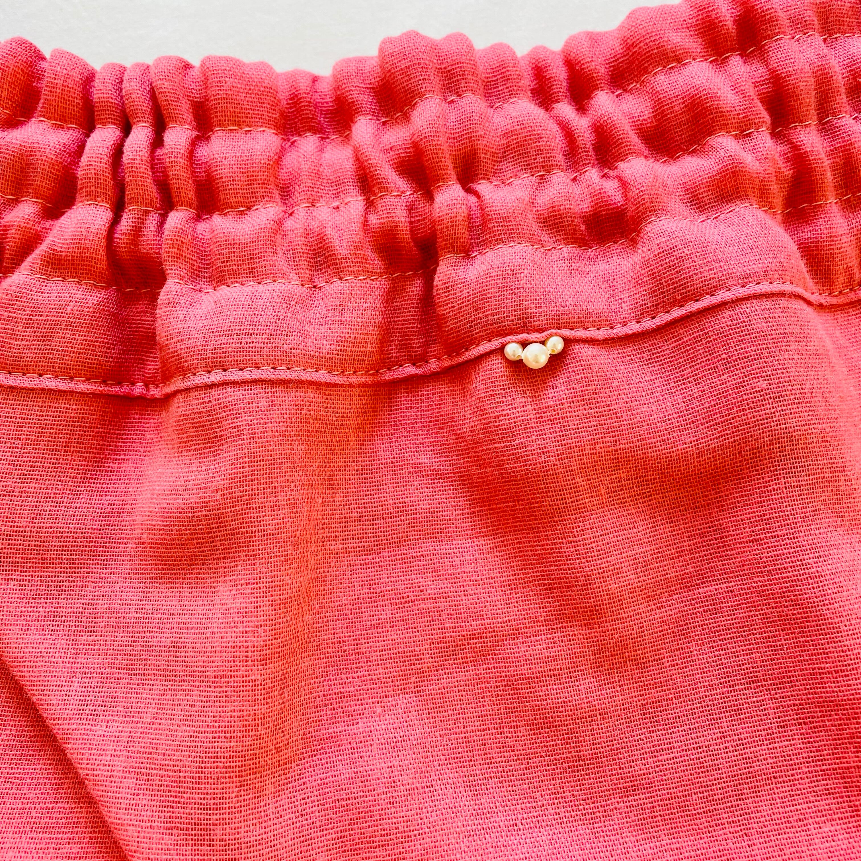 なかぽぽフンティ無地「オールドローズ」