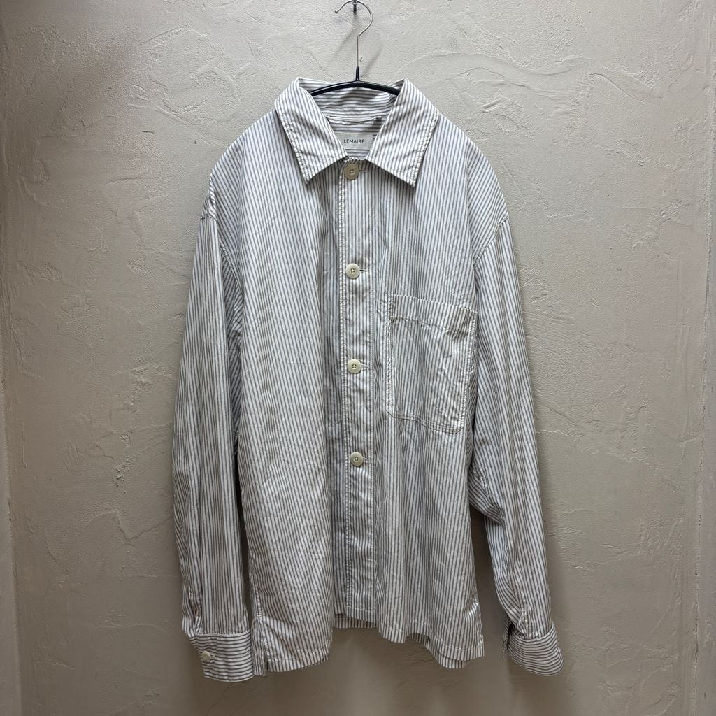 LEMAIRE ルメール 25SS PYJAMA SHIRT ストライプシャツ SH1177 LF1409