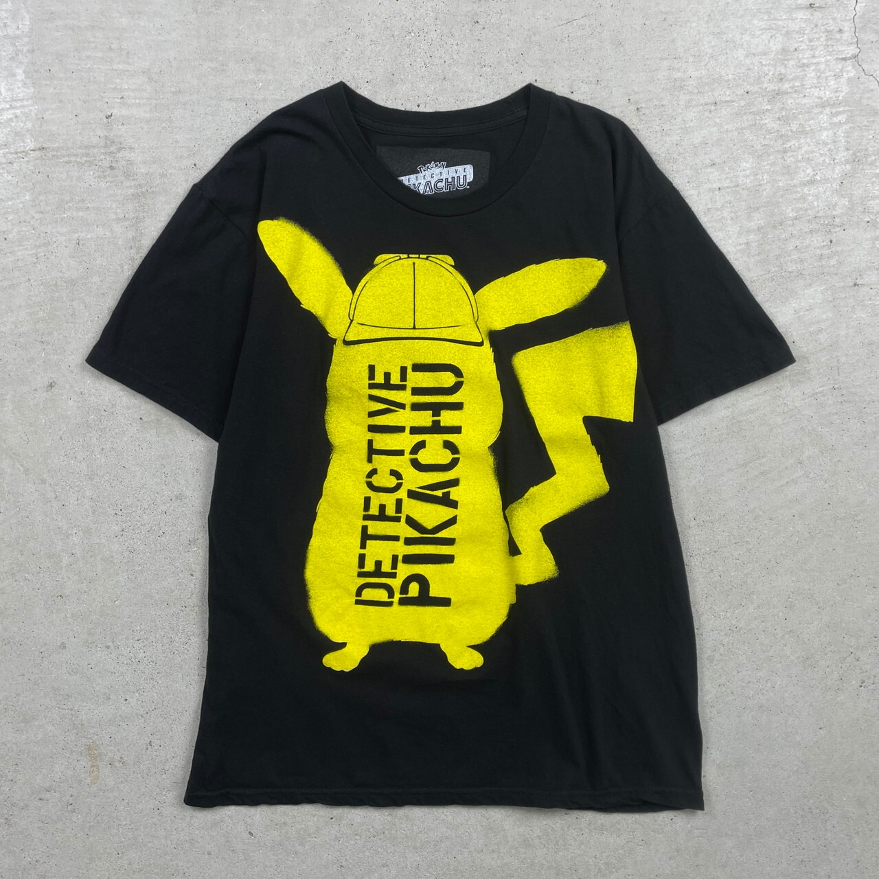 POKEMON ポケモン 名探偵ピカチュウ キャラクタープリントTシャツ 