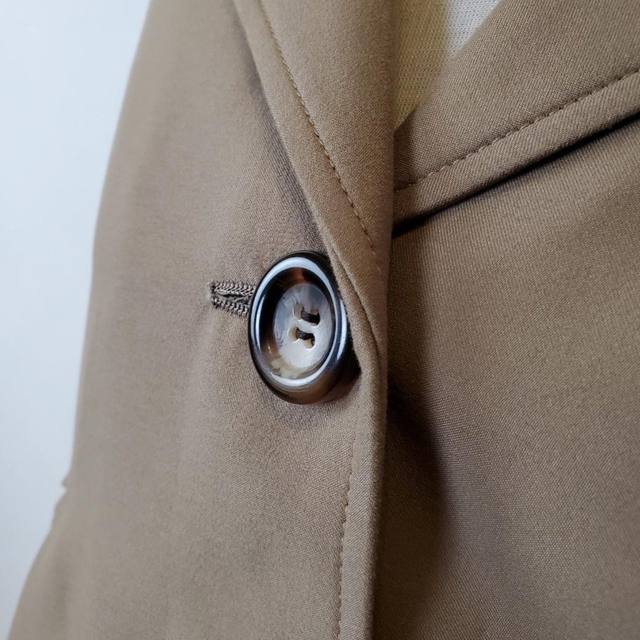 【USED】テーラードジャケット　ベージュ　XL　美品