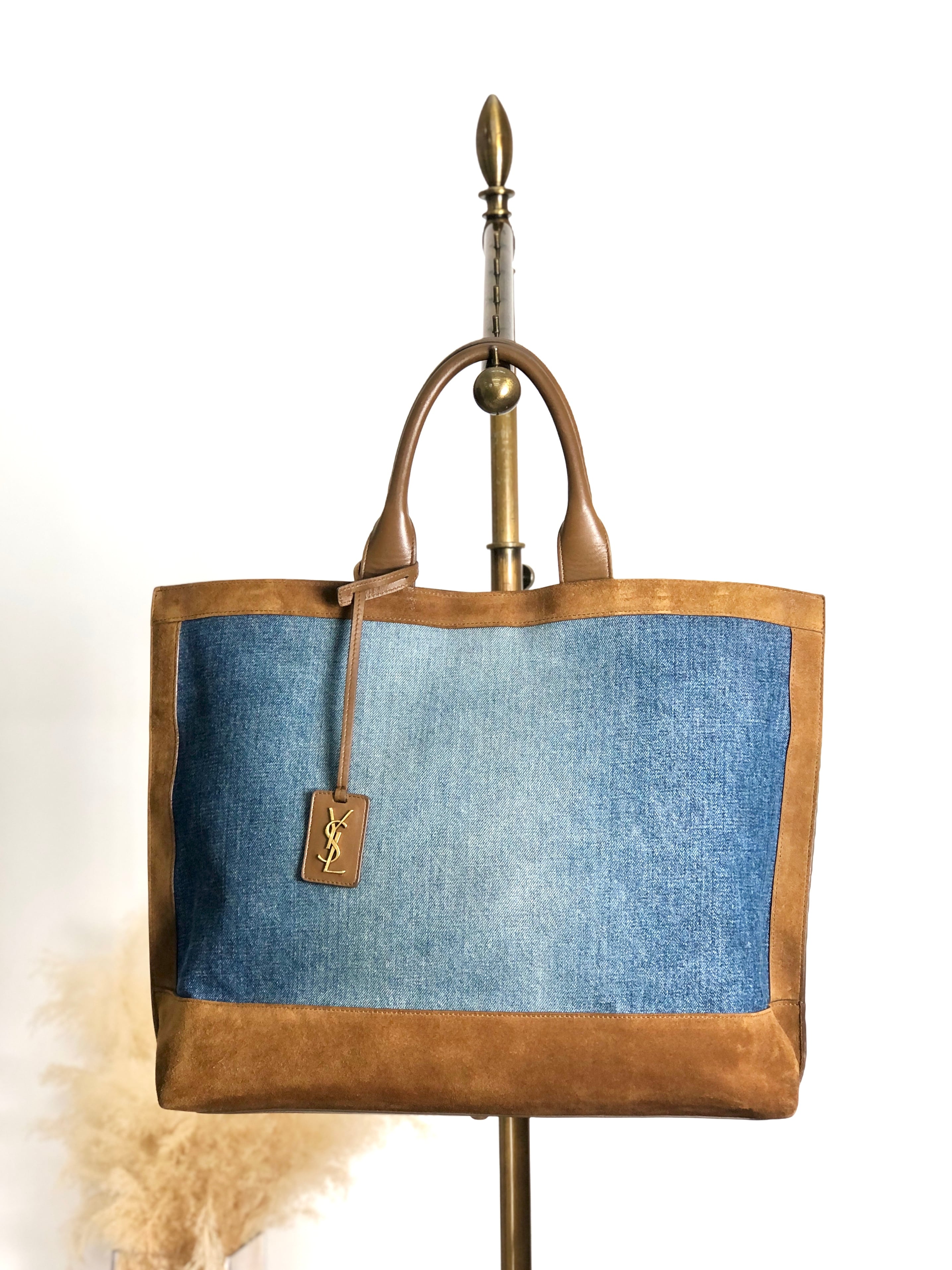 Yves Saint Laurent イヴ・サンローラン ハンドバッグ インディゴ