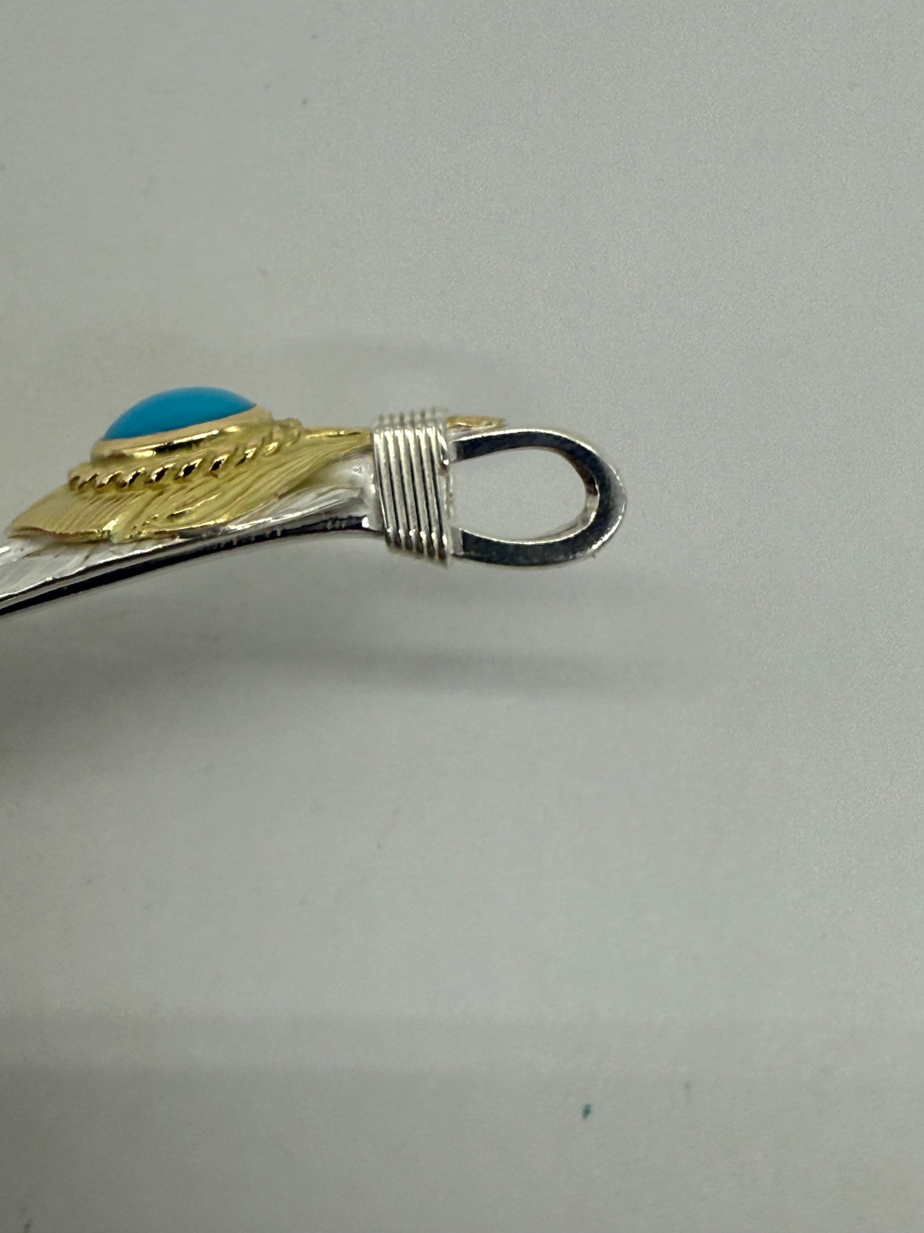 ゴローズ 新品 上金金縄ターコイズフェザー右②現行 | ゴローズ 通販