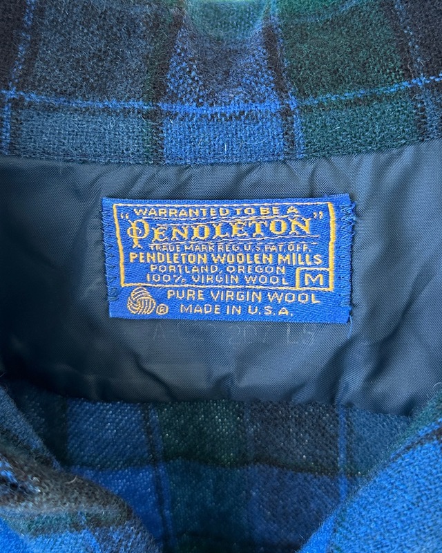-Pendleton- Vintage 70s M Board Shirt made in USA