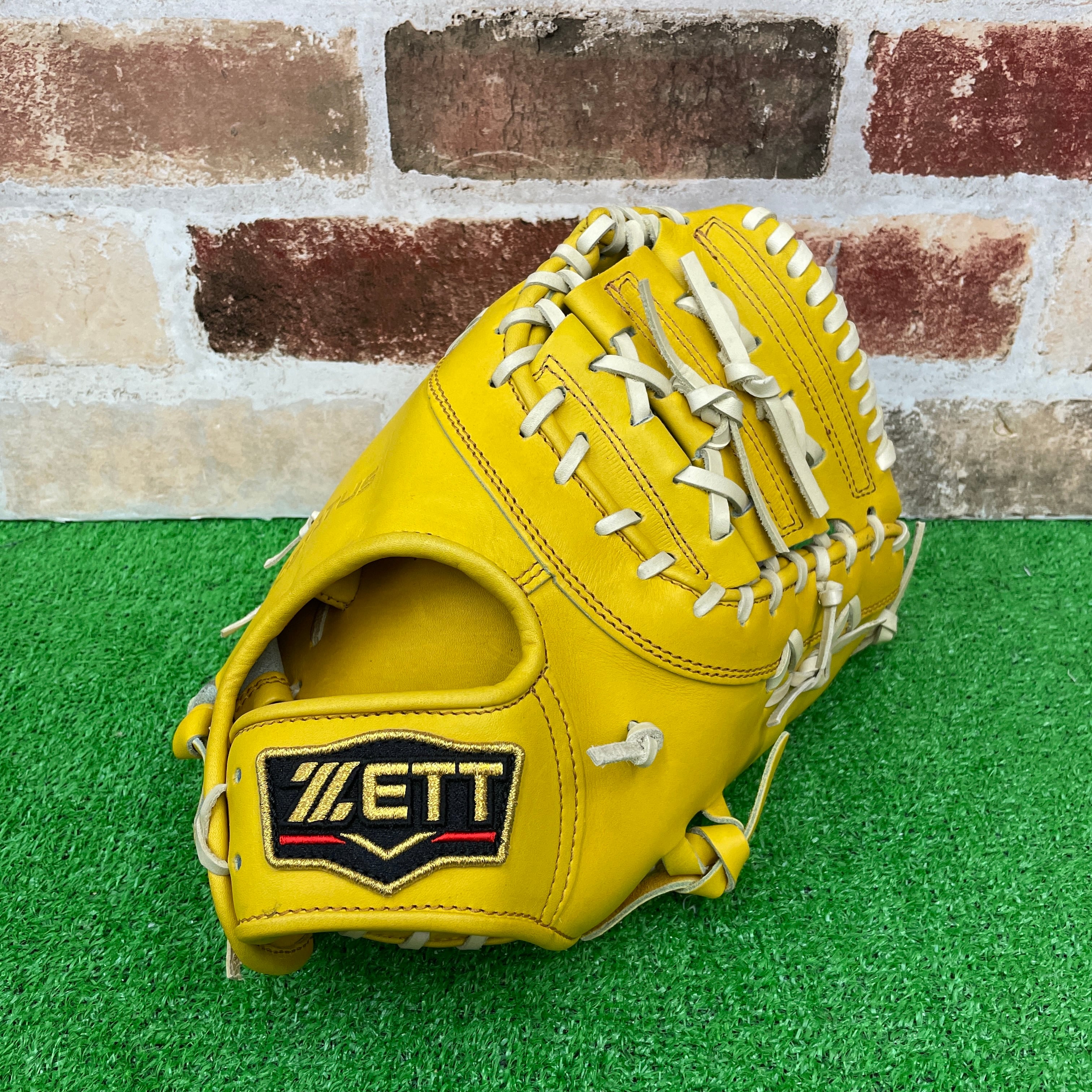 限定 ZETT ゼット 硬式ミット 一塁手用 BPROFM433 Tイエロー 高校野球