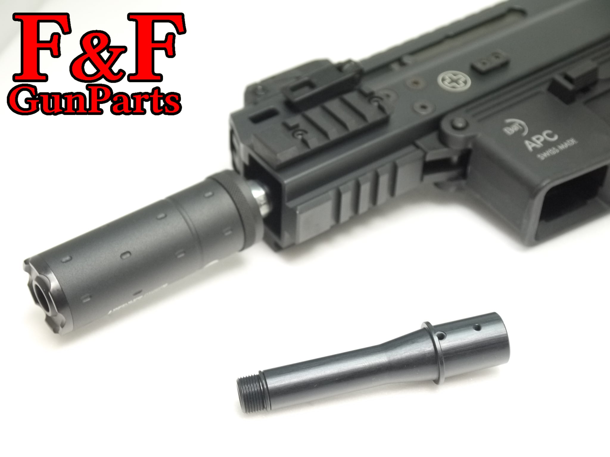 ARROW ARMS APC9-K対応 14mm逆ネジアウターバレル(Short Ver.) | F&F ...