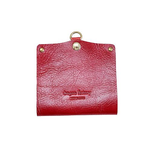 レザーマスクカバーMEN小(レッド)【HASAMU】迷彩PVC仕様 dragonfactory