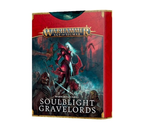 ウォースクロールカード:ソウルブライト・グレイヴロード 日本語版　WARSCROLL CARDS: SOULBLIGHT GRAVELORDS