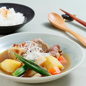 札幌の食卓　うちのスープカレー　昆布だし和風味