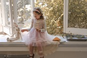 韓国子供服 / 26Autumn / 〖取寄〗puella FLO / ソルベットワンピース / キッズ服 / 女子服 *90~140*