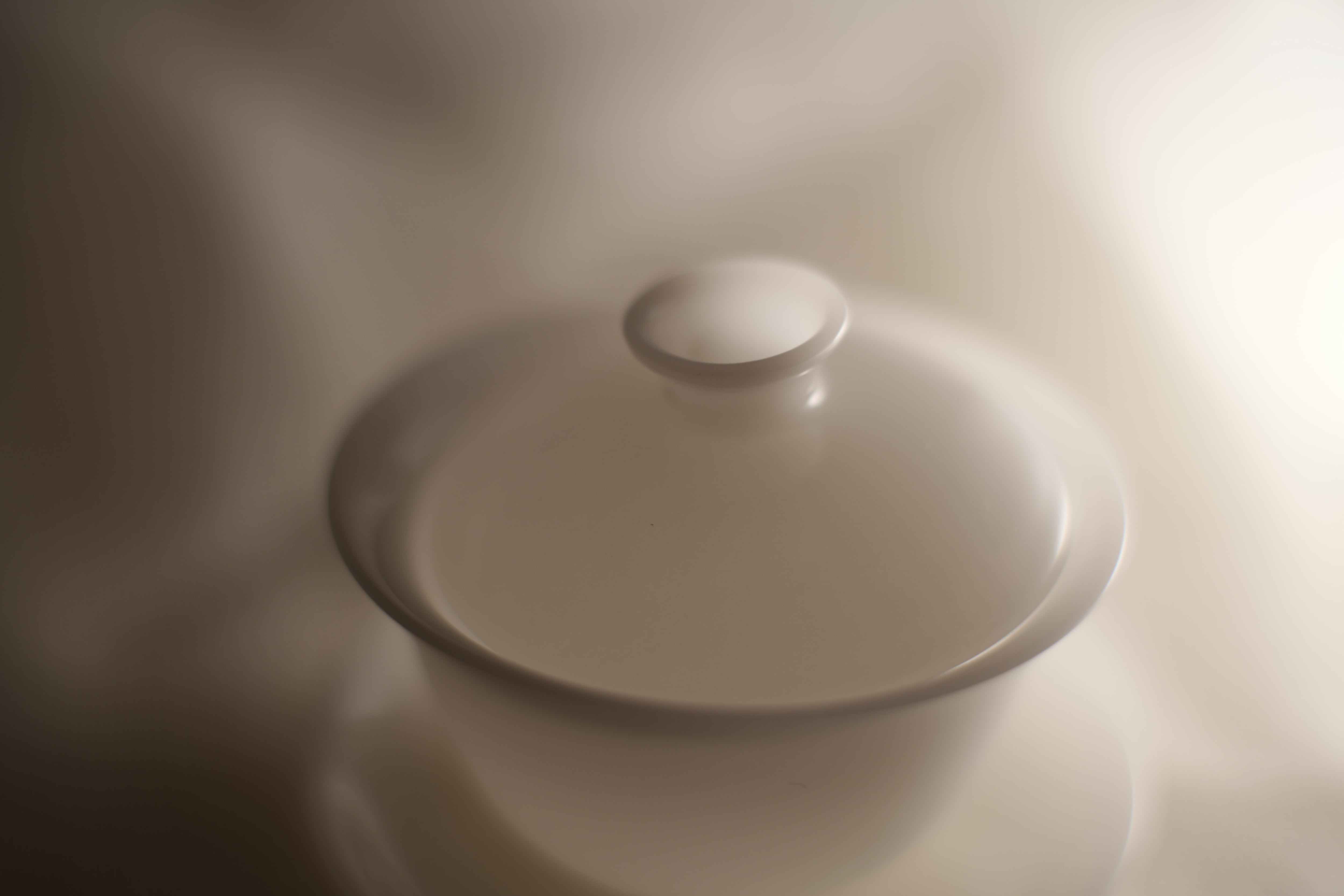 氷種白磁蓋碗＜徳化窯＞（満水約80cc、実用容量約65cc） | 北白川糕糰店