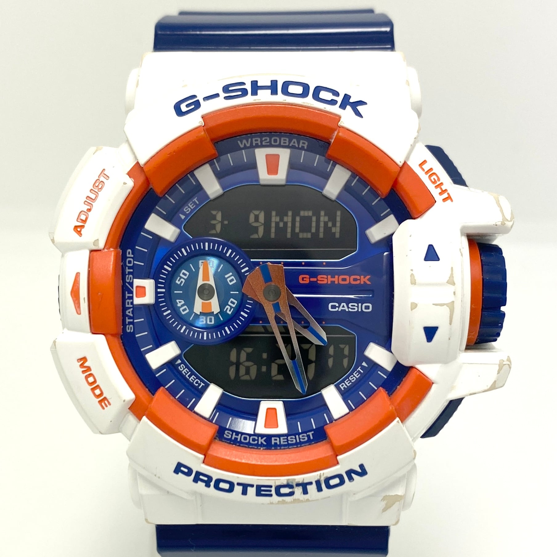 【希少】腕時計 メンズ カシオ G-SHOCK ジーショック クレイジーカラーズ GA-400CS-7A アナデジ クォーツ ラバーベルト 20気圧防水 希少】腕時計 メンズ カシオ G-SHOCK ジーショック クレイジーカラーズ