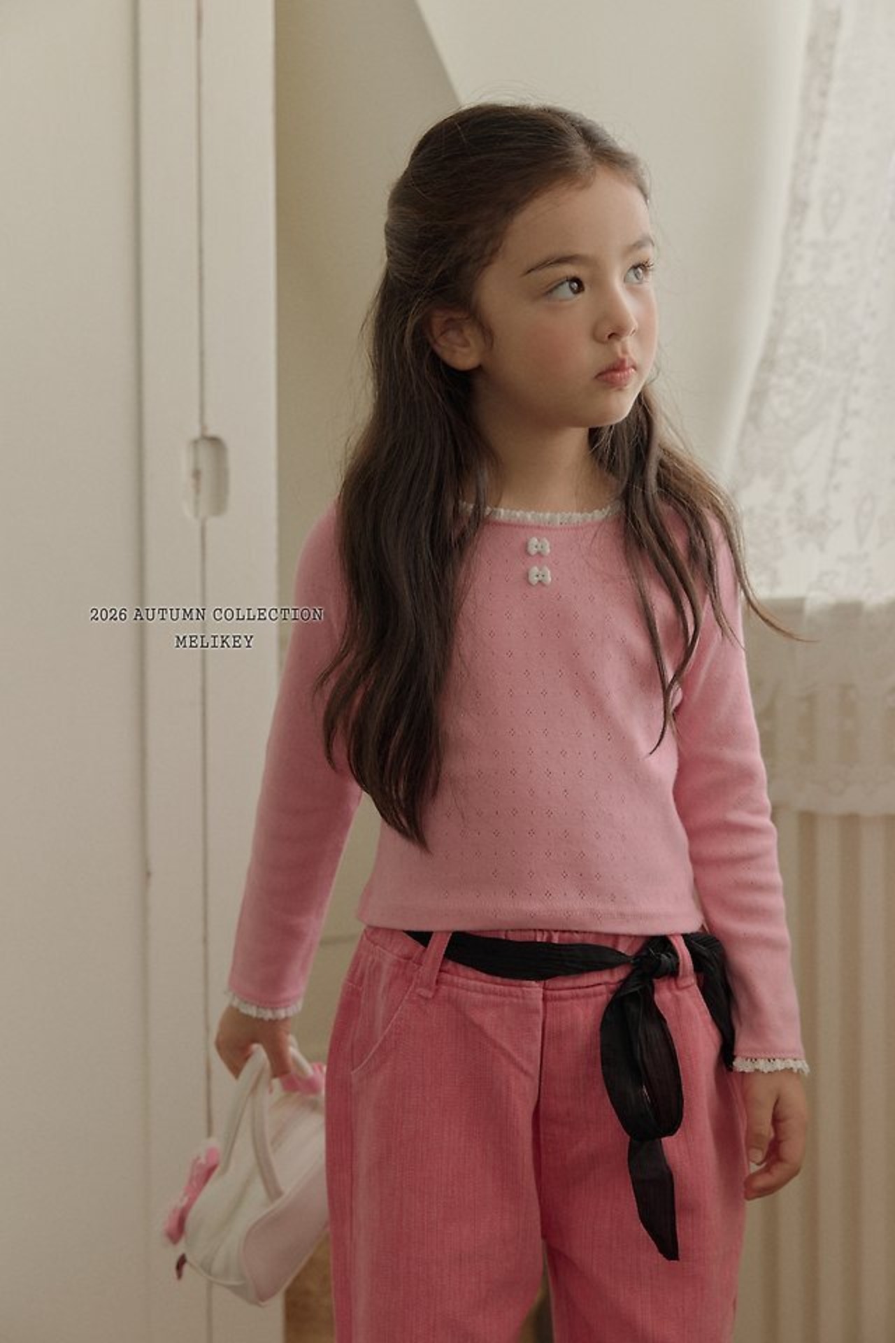 韓国子供服 / 26Autumn / 〖取寄〗Melikey / ルメピグパンツ / 女子服 *XS~JM*