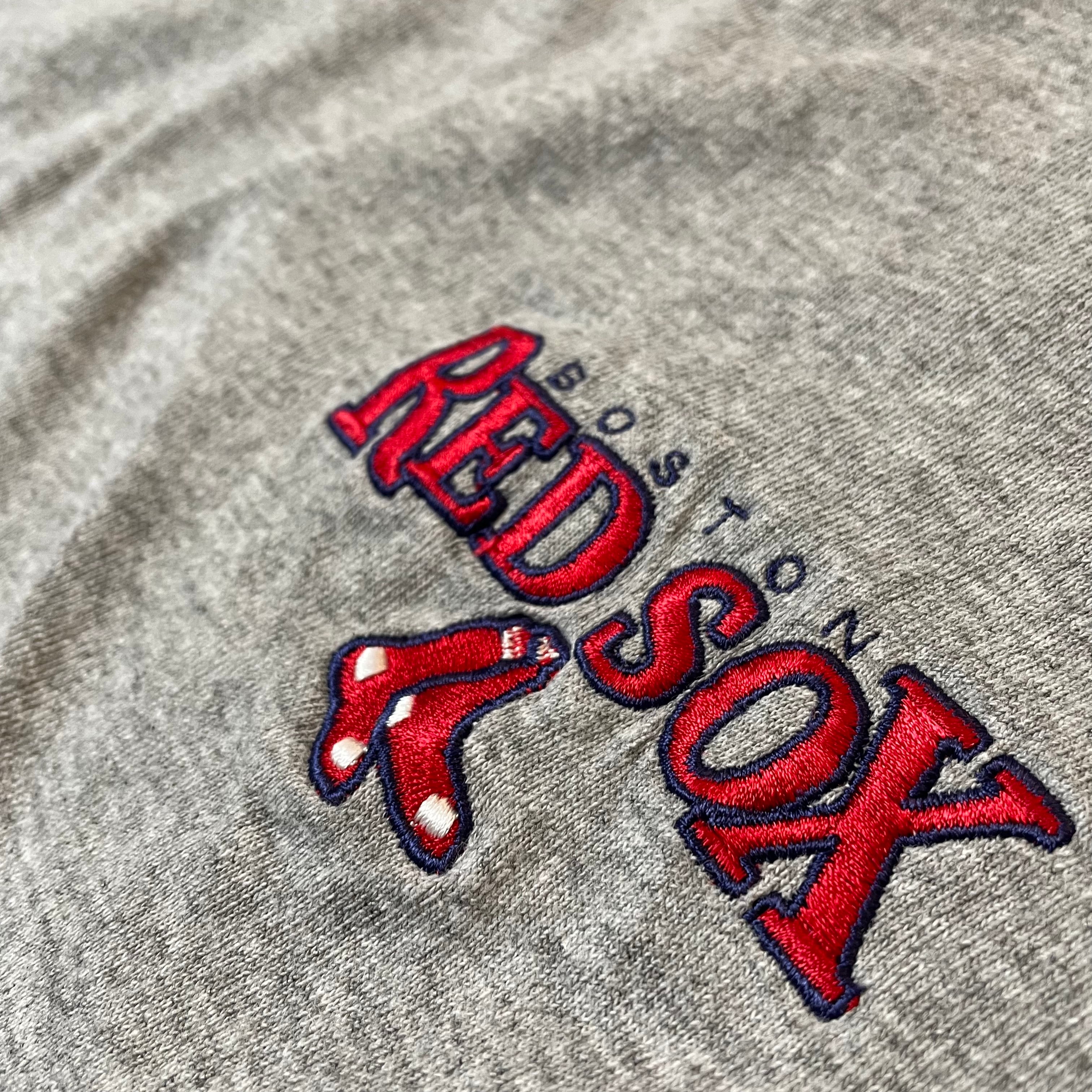 Majestic】MLB メジャーリーグ レッドソックス 半袖 Tシャツ 刺繍ロゴ