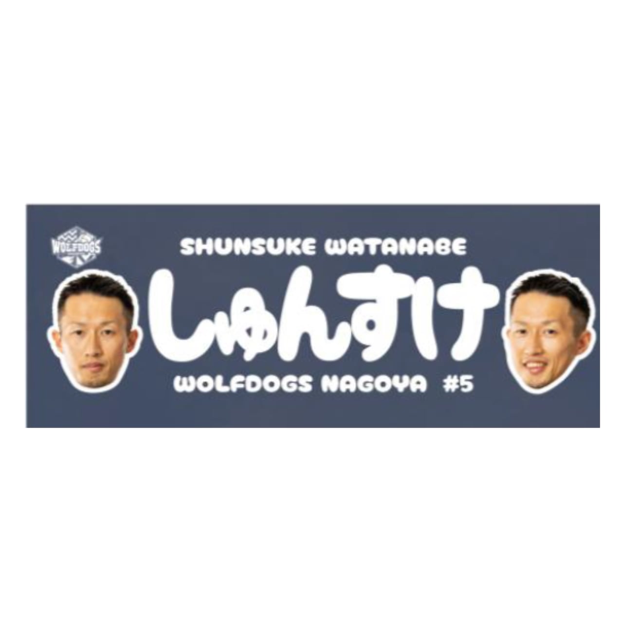 25-26シーズン ピックアップ選手フォトタオル（#5 渡辺選手） | ウルフ