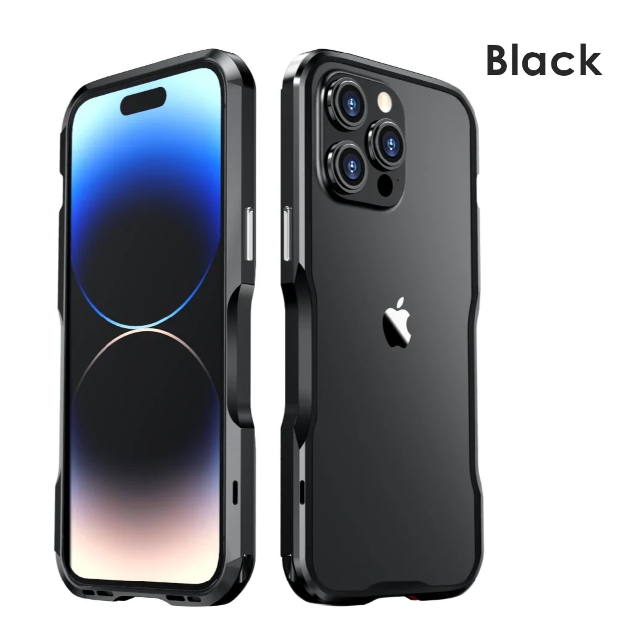 ◆iPhone 16/15/14/13/Pro/Pro Max/Plus/e/Mini◆Minimal Curve Metal Frame Case / ミニマル カーブ メタル フレーム スマホケース