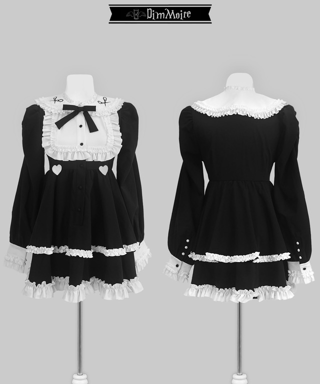 【受注予約商品】絶メイドワンピース【Black&White】