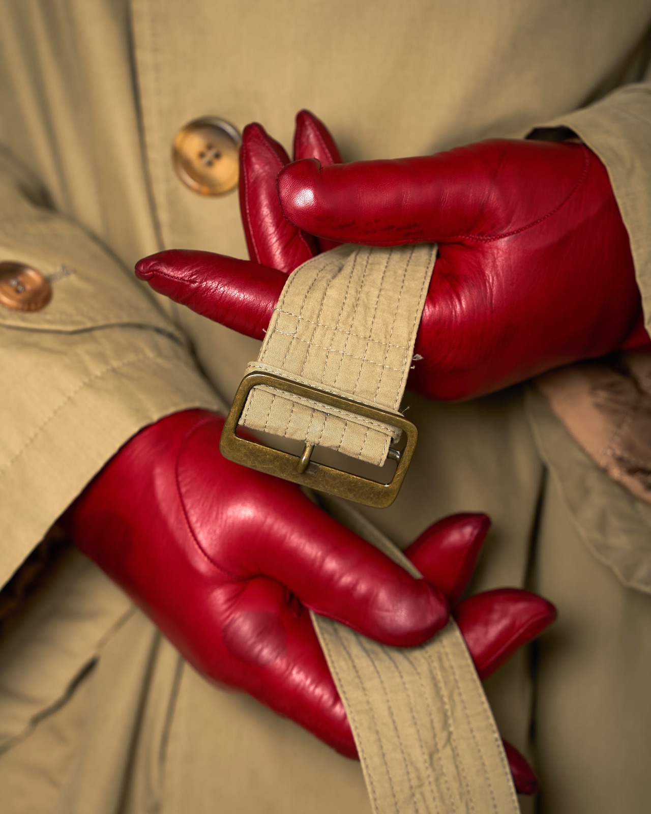 Giorgio Armani "90s Vintage Cotton Padded Trench Coat"