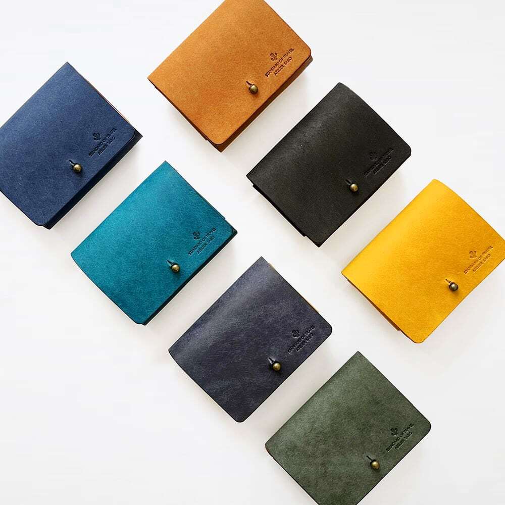 お札を折らない ミニ財布【グリーン】（在庫あり） | セミオーダー