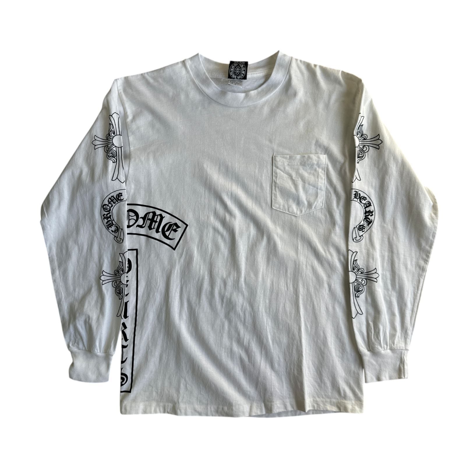 90s-00s OLD CHROME HEARTS Tバー CHクロス ホースシュー ポケット