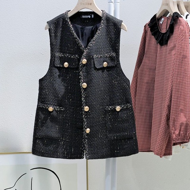 ゴールドボタンクラシカルベスト SU852