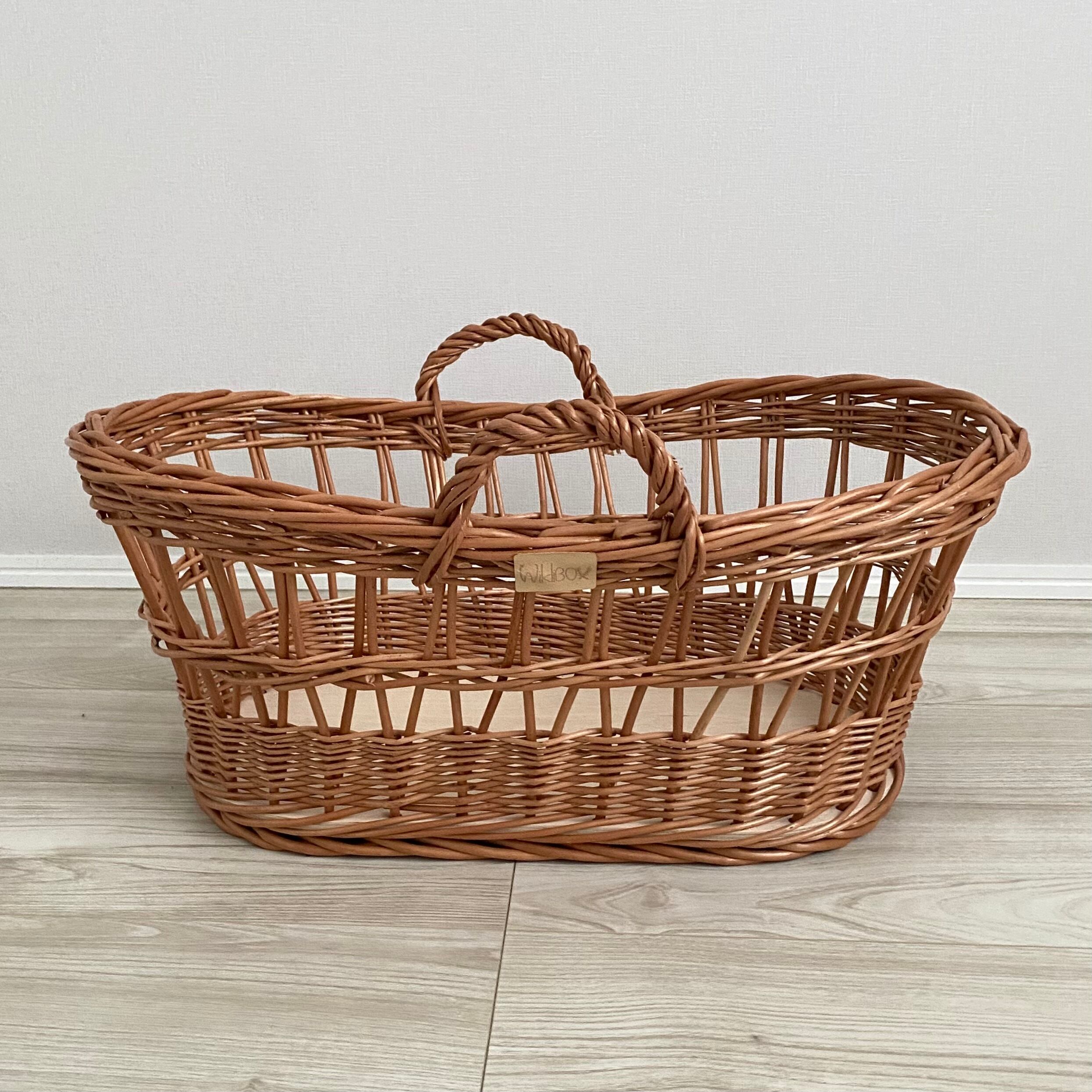 【即納】ラタンバスケットbrown