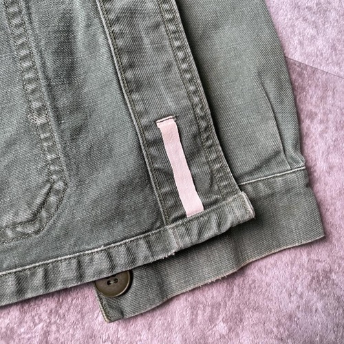 60-70s SONORCO 刺繍タグ グリーン コットンツイル フレンチワークジャケット 詳細写真7