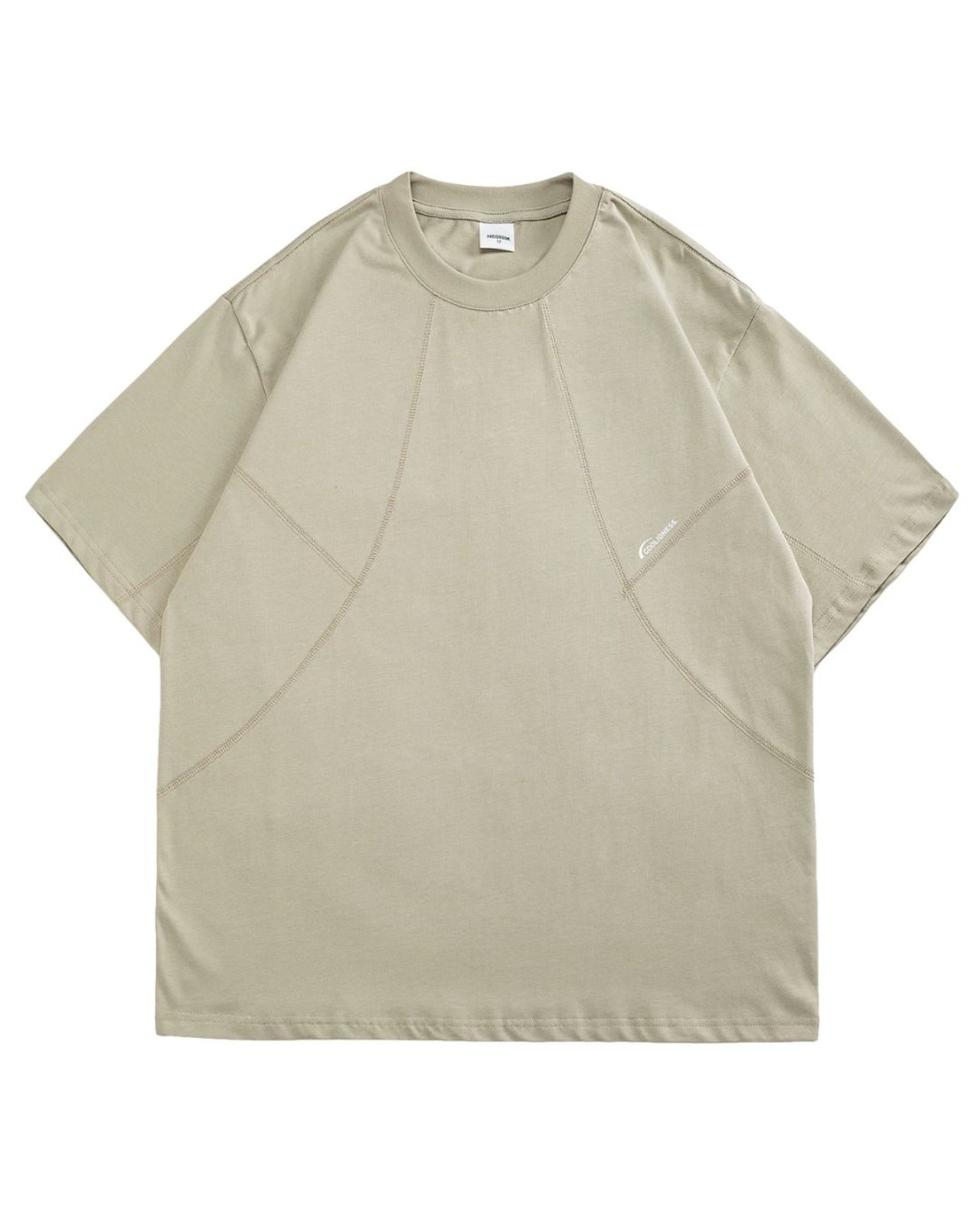 切り替えステッチオーバーサイズTシャツ S0613