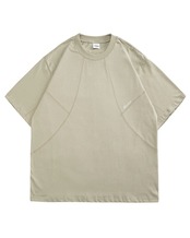 切り替えステッチオーバーサイズTシャツ S0613