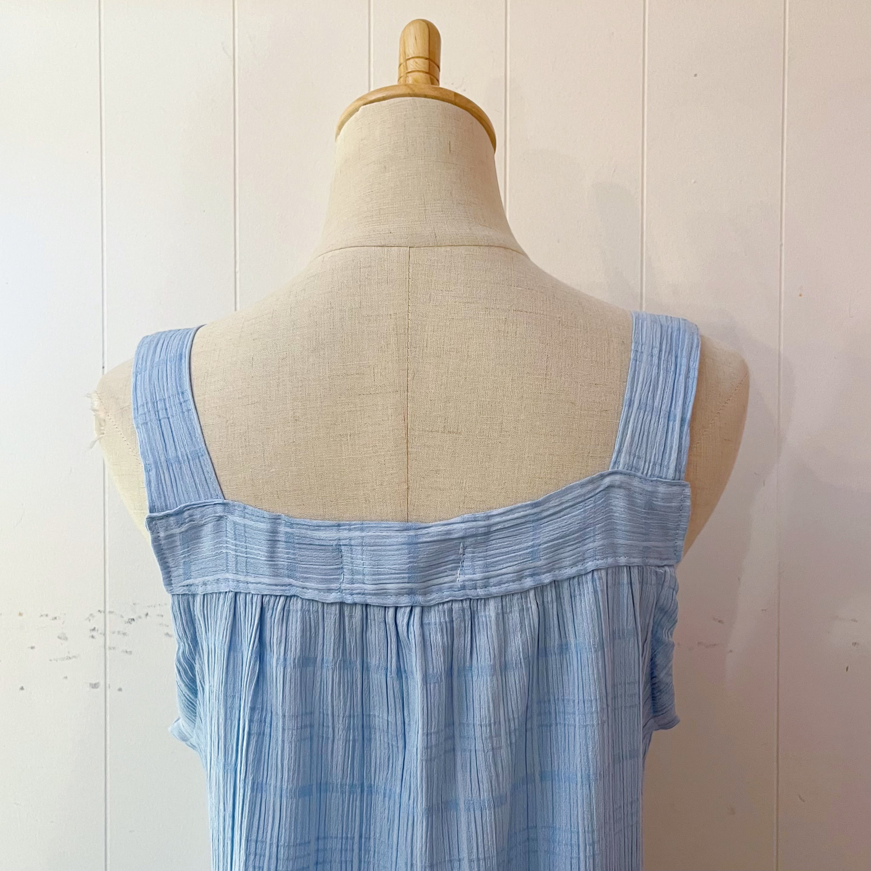 light blue camisole one-piece