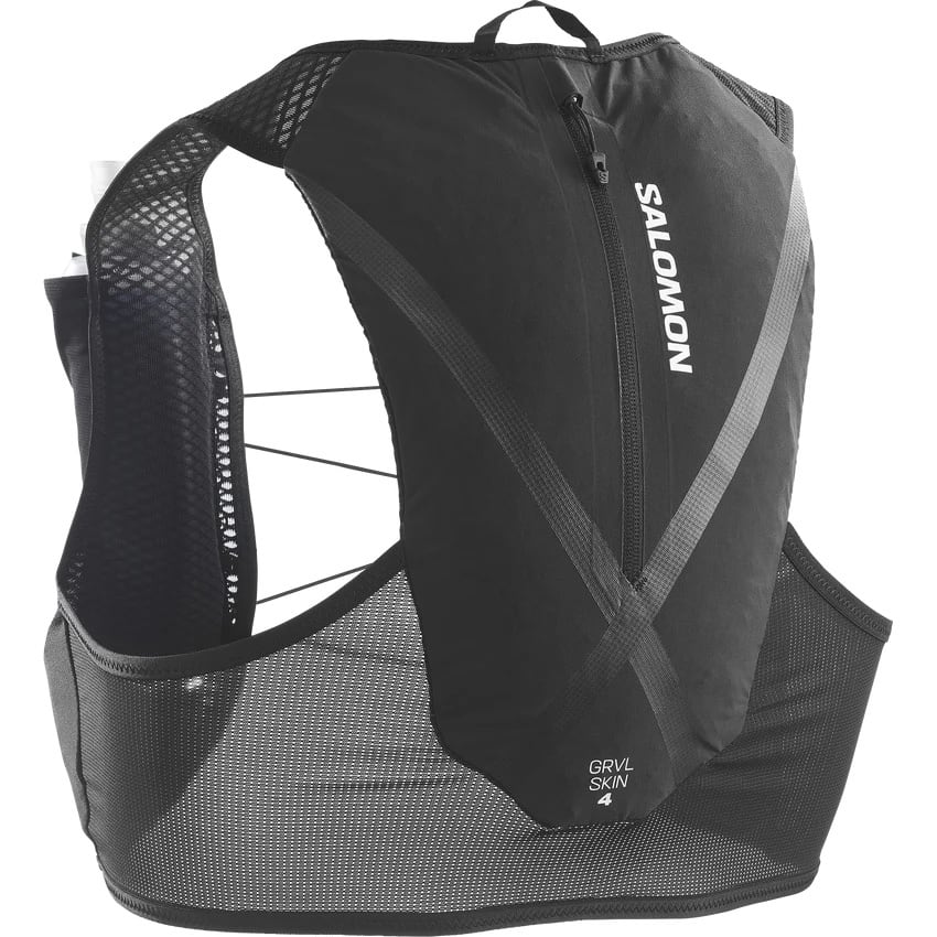 SALOMON サロモン GRVL SKIN 4 Mサイズ SALOMON（サロモン）GRVL SKIN 4 -BLACK ユニセックス ランニング