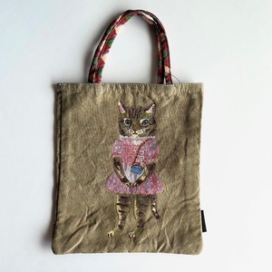 Nathalie Lete Tote Bag【Mini Size】Cat
