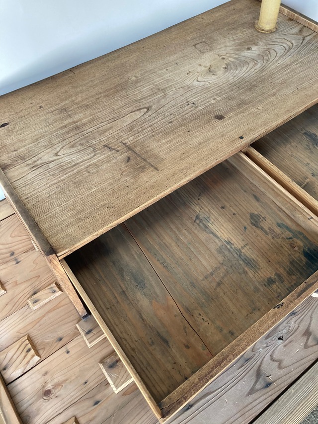 古い味わいのある文机〖古家具〗