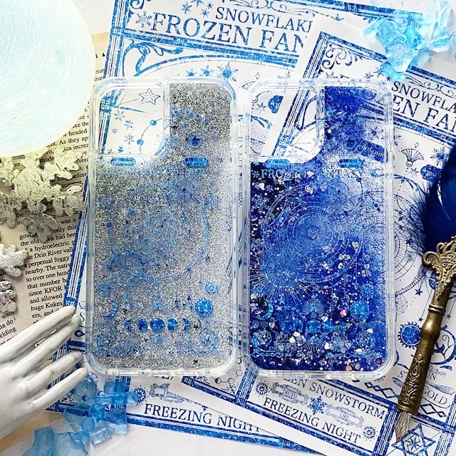 氷の世界 FROZEN FANTASY iPhoneグリッターケース