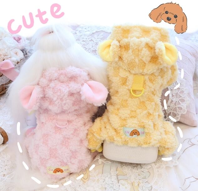 《予約》№2101797 もこもこボアロンパース