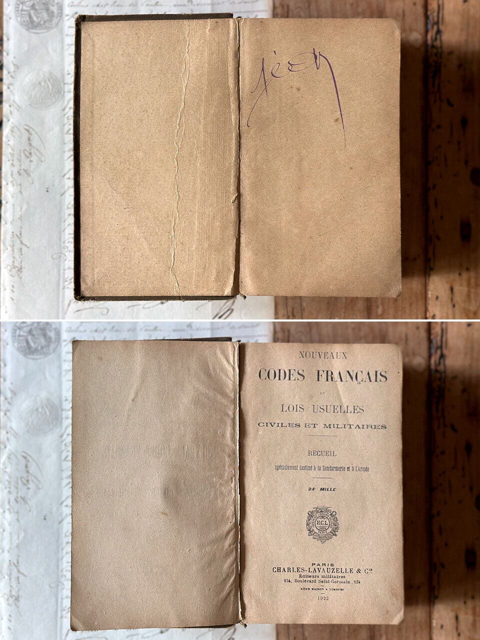 古書 nouveaux codes française | Brocante de La Cocotte （フランス