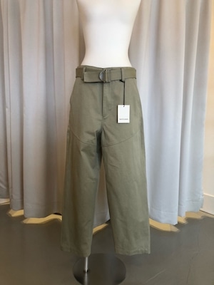 beautiful people-vintage chino cloth belted pants