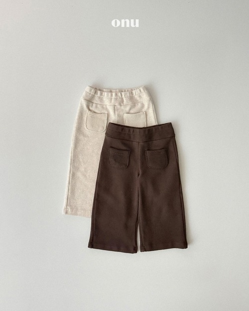 ONU［取寄］mini pocket pants 26winter