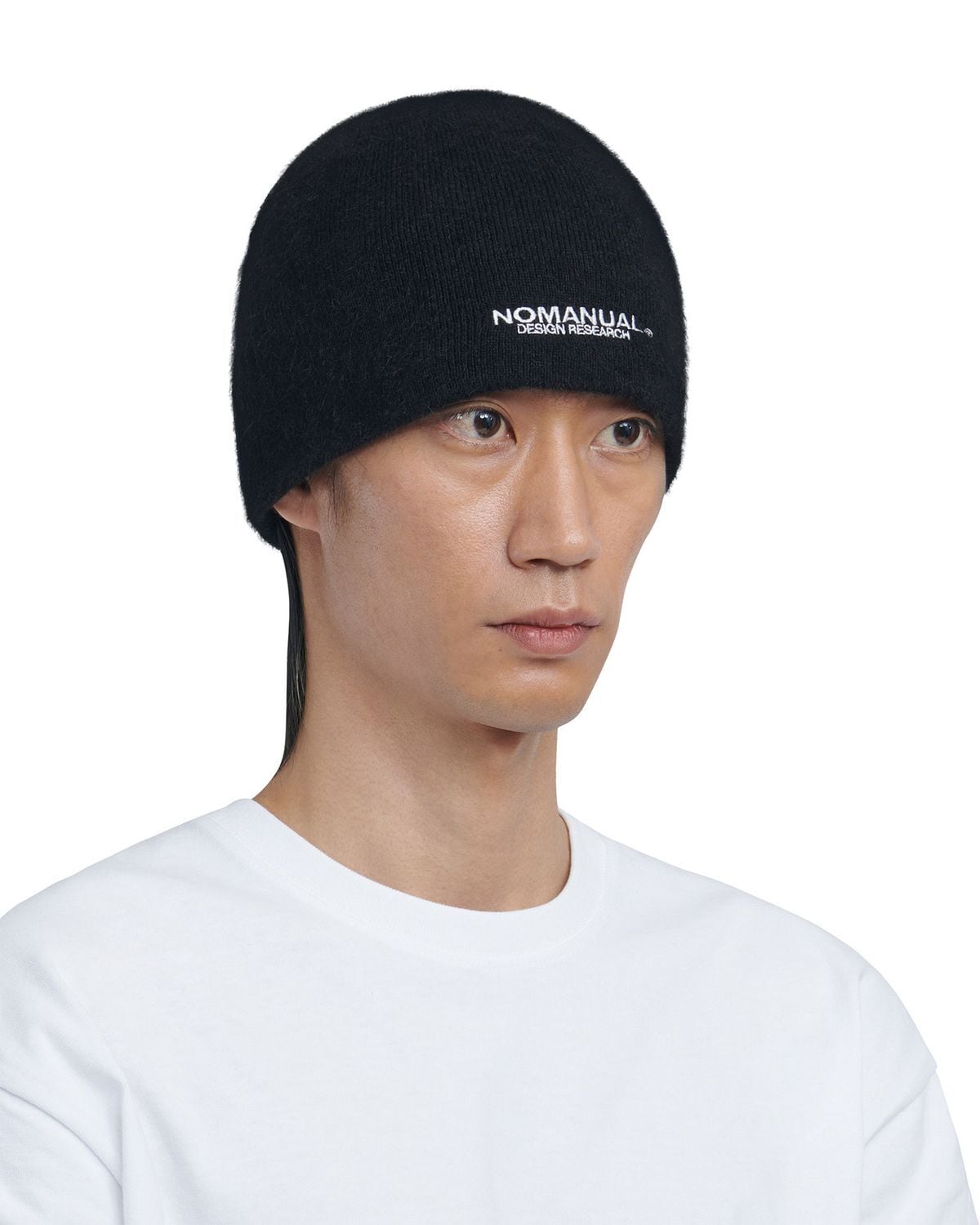 ☆TWS ドフン 着用！！【NOMANUAL】NM HAIRY BEANIE - BLACK | もごつ