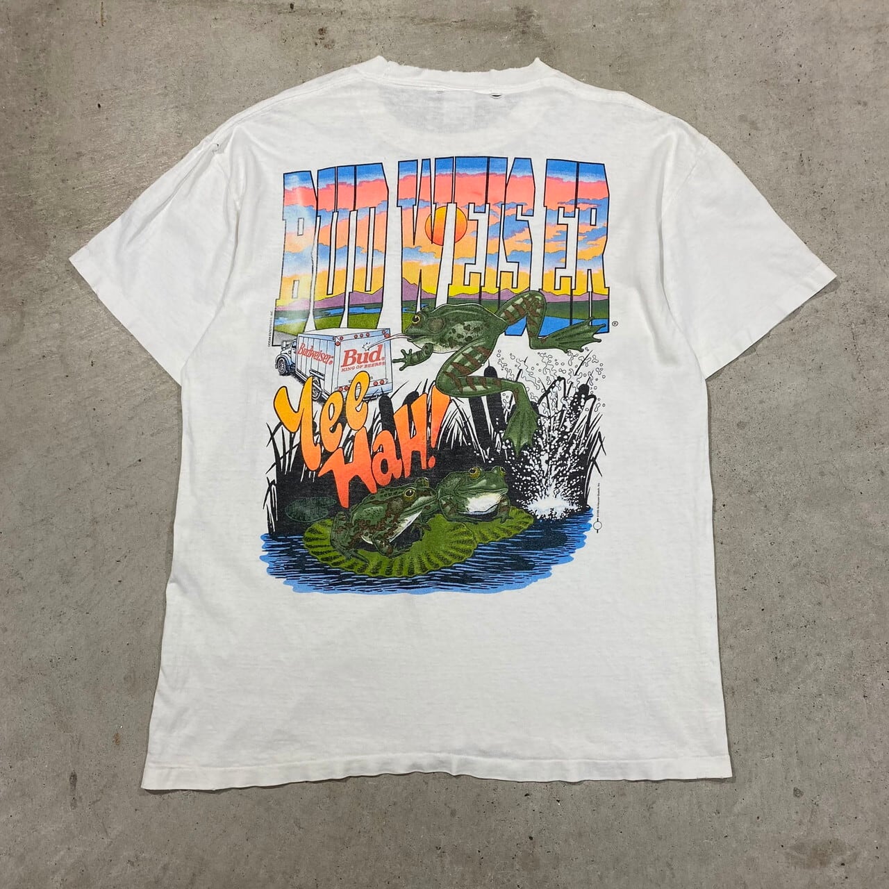 90年代 Lagerfeid PHOTO アドバタイジングTシャツ 香水 USA製 メンズXL ヴィンテージ /evb002411