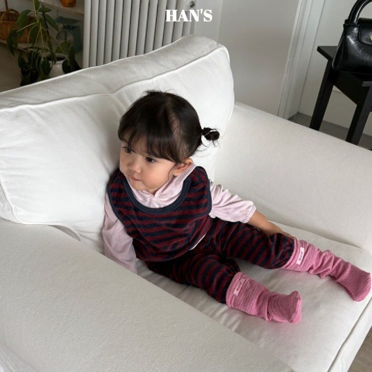【取寄/韓国直送】Hans テリーストライプベスト｜秋服｜韓国子供服｜26/AT