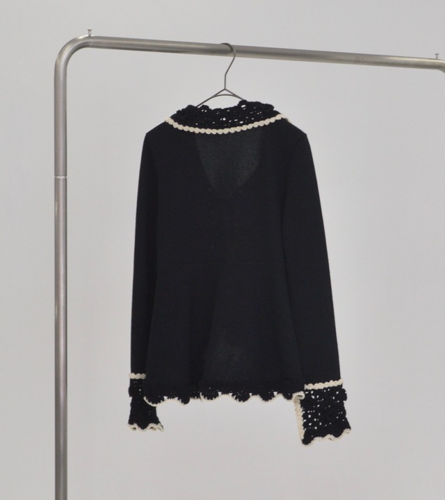 Crochet edging CD・C/#black