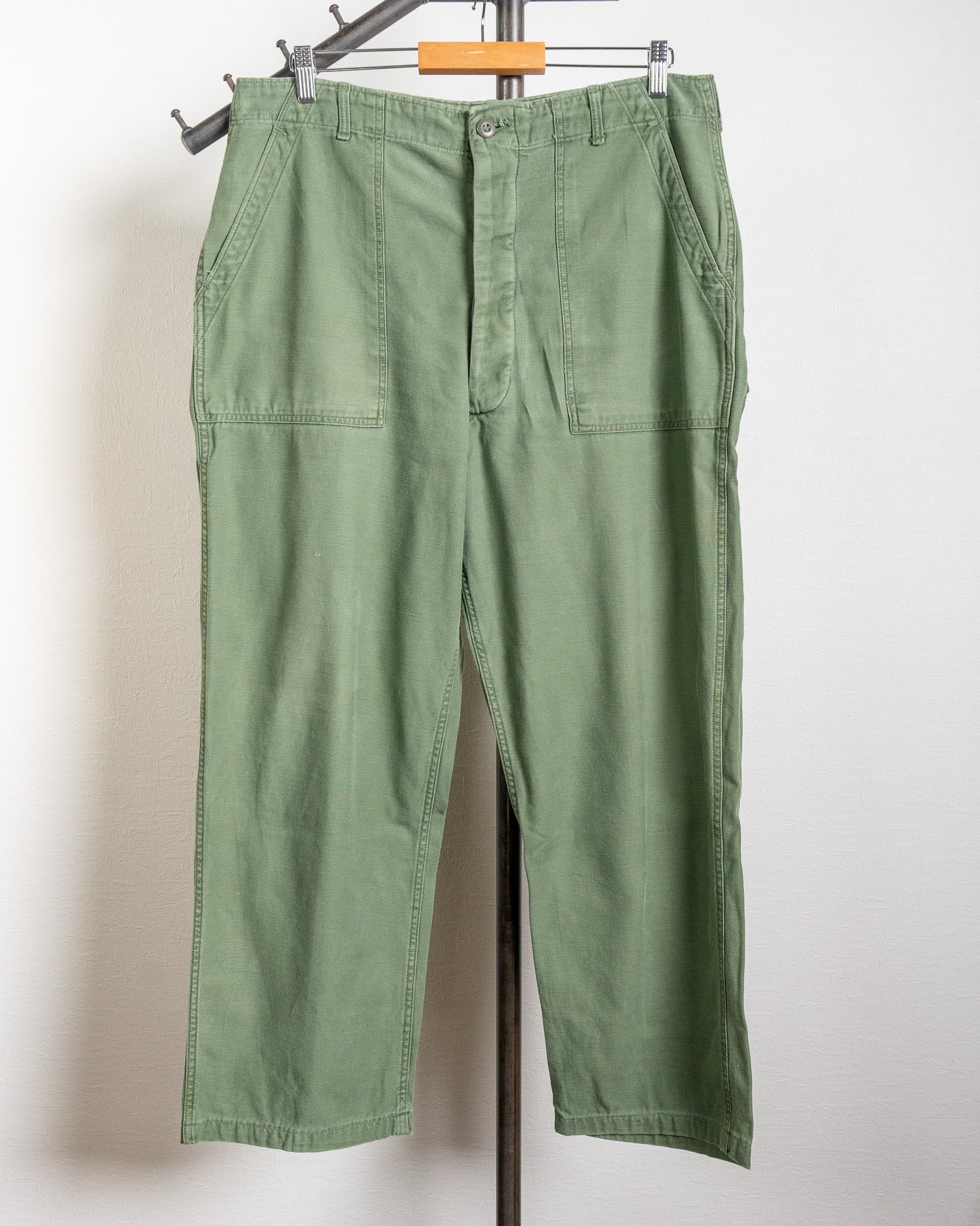 38×31】U.S.Army Utility Trousers OG-107 Used 実物 米軍 ベイカー